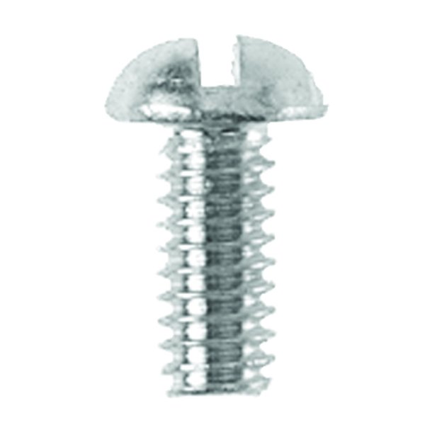 Danco No. 8-32 X 3/8 in. L Slotted Round Head Brass Bibb Screw 35141B